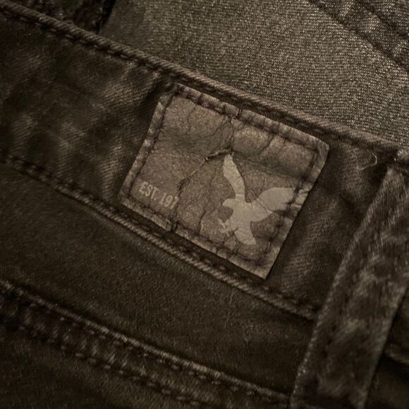 American Eagle Black Jeggings - Picture 9 of 12